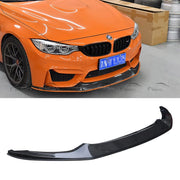 Carbon Fiber Front Lip Spoiler for BMW F80 M3 F82 M4 - Black - Front Bumper - Carbon Fiber product image 1